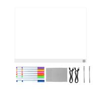 Genérico Tavoletta per appunti a LED, 7 colori, cancellabile a secco e touch control - Tablet LED per disegnare - per bambini e ragazze, uso notturno, casa, scuola, vacanze e