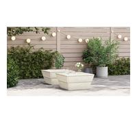 Generico Tavoli da Giardino 2 pz 60x60x30cm in Legno di Abete Impregnato,Mobili,Mobili da Giardino,Mobili e sedie da Giardino,unità per Divano componibile da esterno-315635