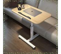 Generico Tavolino da Letto Ospedaliero Regolabile con Ruote, Tavolino da Letto Medico Altezza del Vassoio Regolabile da 23" a 35" H, per Lettura, Laptop, Mangiare, Costretti a Lett