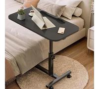 Generico Tavolino da Letto, Tavolino da Letto Rolling con Ruote per la casa e la Medicina, scrivania per Laptop Regolabile - Tavolino da Ospedale per Mangiare, Costretto a Letto, Anziani (Colore : Ne