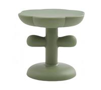 Generico Tavolino Laterale Moderno a Forma di Fiore Color Crema, tavolino scultoreo in plastica, tavolino Compatto per Piccoli spazi, Soggiorno, Tutte Le Occasioni (Verde)