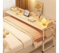 Generico Tavolino sopraletto Regolabile per Uso con Laptop e Computer, scrivania Mobile sul Comodino per Letti da 1,2 a 2 Metri, Perfetto per L'Ufficio Domestico e Lo Studio