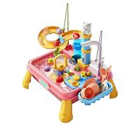 Generico Tavolo Acqua per Bambini | Centro attività Sensoriale Esterno con Pompa Integrata - Stazione Acquatica | per Bambini e Bambine 4-8 Anni, per Asilo, Giardino, Spiaggia, Aula