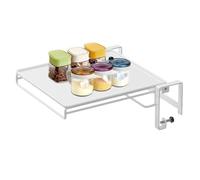 Generico Tavolo Ausiliario Da Cucina Pieghevole - Estensione Per Mobiletto Da Appoggio Sospeso | Scrivania Galleggiante Con Portasciugamani | Scaffale Da Cucina - Appartamento RV Studio Office