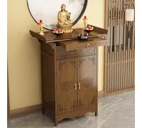 Generico Tavolo da Altare Personale con mobiletto, Tavolo da Meditazione e Spazio di archiviazione Estraibile, Perfetto per soggiorni, santuari e templi (55,1" x15,7 x42,5) - Decorazione Spirituale
