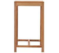 Generico Tavolo da Bar da Giardino 60x60x105 cm Legno Massello di Teak,Marrone,20kg,287235