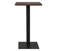 Generico Tavolo da Bistrot Cenere Scuro 50x50x107 cm,Nero,22kg,321923