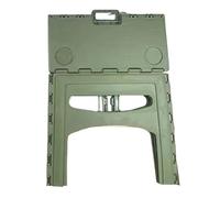 Generico Tavolo da campeggio pieghevole in plastica portatile, leggero, for escursioni nella natura, viaggi in auto, picnic, mini tavolini caffè(Army green L)