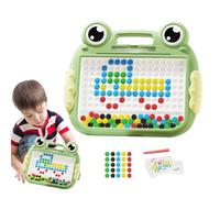 Generico Tavolo da Disegno Magnetico per Bambini | Tavolo da Disegno con Perline Magnetiche a Forma di Rana, Tavolò da Disëgno Magnetico Creativo per Bambini, Tavôlo da Pittura Educativo Interattivo