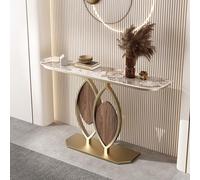 Generico Tavolo da Divano, consolle per Ingresso, Tavolo da Ingresso in Marmo, Lussuoso Tavolo da corridoio per corridoio, Soggiorno, Foyer, Larghezza 80/100/120 cm (Colore: Floreale, Dimensioni: 100