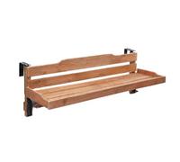 Generico Tavolo Da Lavoro Pieghevole Resistente, Tavolo Pieghevole Montato A Parete, For Officina, Garage, Casa, Balcone, Parco(120x30cm)