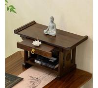 Generico Tavolo da Meditazione con cassetto, Altare Personale e Contenitore Estraibile, Supporto per Preghiera per l'arredamento della casa, Perfetto per Il Soggiorno e la Pratica Spirituale (60x28x2