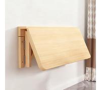 Generico Tavolo Da Muro Con Piano Ribaltabile, Scaffale Pieghevole Da Parete, Scrivania Galleggiante Porta Pc, Tavolo Da Lavoro, Ripiano Portaoggetti Per Cucina(60x45cm/24x18in)