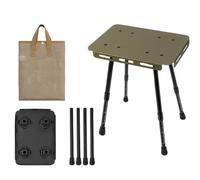 Generico Tavolo da Picnic Pieghevole | Tavolo Ripiegabile | Scrivania Portatile Con Altezza Regolabile E Piedino Antiscivolo Per Scuola Casa Cucina