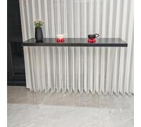 Generico Tavolo da Pub Rettangolare Moderno, Tavolo da bistrot e da Pranzo Multifunzionale per Cucina, Angolo Colazione, consolle per Divano - Elegante Tavolo da Bar per la casa (39,4" x15,7 x41,3)