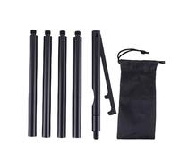 Generico Tavolo IGT sollevabile da campeggio Barbecue pieghevole multifunzionale in lega di alluminio portatile for pesca picnic all'aperto(Stye E)