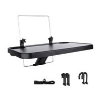 Generico Tavolo Per Auto - Vassoio Pieghevole Per Volante, Scrivania Per, Tavoli Da Viaggio, Scanalatura Per Di Bevande | Vassoio Portatile Compatto Per Auto Per Laptop, Tablet, Notebook, Cibo, Lavo