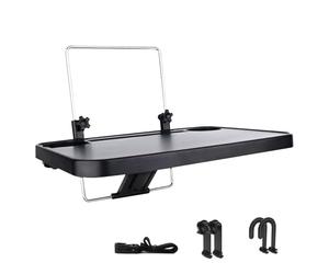 Generico Tavolo Per Auto - Vassoio Pieghevole Per Volante, Scrivania Per, Tavoli Da Viaggio, Scanalatura Per Di Bevande | Vassoio Portatile Compatto Per Auto Per Laptop, Tablet, Notebook, Cibo, Lavo