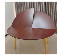 Generico Tavolo Pieghevole Circolare a 4 Ante per 6-16 Persone, Design Portatile Senza Gambe da 1,2-2 m, Ideale per Eventi al Chiuso/all'aperto, Banchetti, Feste - Diametro 190 cm/6,2 Piedi