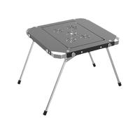 Generico Tavolo Pieghevole Per Campeggio | in Lega di Alluminio Ripiegabile per Giardinaggio - Tavolino da Campeggio Laterale | per Riunioni Familiari Sport Giardino Terrazzo nel Prato e Cortile