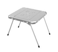 Generico Tavolo Pieghevole Per Campeggio,in Lega di Alluminio Ripiegabile per Giardinaggio | Tavolino da Campeggio Laterale,per Raduni in Giardino Picnic Sport e Terrazzo