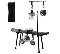 Generico Tavolo pieghevole per skateboard, Tavolo da campeggio per skateboard,Scrivania pieghevole da esterno - da per campeggio, picnic decorativo unico per barbecue, escursionismo, campeggi