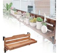 Generico tavolo ringhiera balcone Tavolo Pieghevole Da Patio/scrivania Da Balcone Montata A Parete, Scrivania Salvaspazio Da Terrazza Per Portavasi/appartamenti/ringhiere(L 47in/120cm)