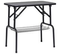 Generico Tavolo Toelettatura per Cani Regolabile con 1 Anello e Cesto,Nero,12.05kg,171067