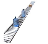 Generico Tavolo trasportatore Industriale Leggero e Portatile - Trasportatore a rulli Non motorizzato da 30x250 cm per Camion e rimorchi - Soluzione efficiente per la movimentazione dei Materiali