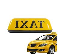 Generico Taxi Light - PP And Rubber Magnet, 13.23x6.06x4.45in Taxi Roof Sign Bright LED Car Top Light | Lightweight Portable Design With Strong Magnet Base, Illuminated Taxis Dome Lamp For Car, Cab,