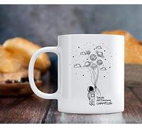 Generico Tazza Astronauta Nasa 320ml Campione distanziamento Sociale - Colazione Space Shuttle Thè Perseverance Rover