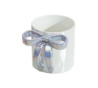 Genérico Tazza Con Fiocco | Tazza Elegante Con Fiocco E Presa Ergonomica,Stoviglie Elegante Da Cucina Con Grande Capacità Per Succo D'Arancia Cioccolato Caldo E Acqua