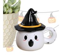Generico Tazza Da Caffè Halloween - Tazza Fantasma Forma - Tazze da Tè per Cucina Routine Quotidiana Università Serata di Giochi Riunioni di Club del Libro Festa Casa e Camera dello Studente