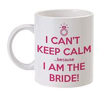 Generico Tazza mug 11 oz I can't keep calm because I am the bride! Idea regalo divertente per la futura sposa, festa di addio al nubilato, nozze, matrimonio, hen party!