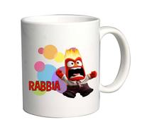 Generico tazza mug a tema Inside out 2 con possibilità di personalizzazione con nome o testo emozioni per la colazione gioia tristezza ansia noia imbarazzo rabbia