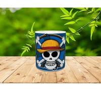 Genérico Tazza personalizzata One piece con teschio serie tv ideale per fan e amici