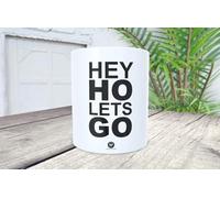 Genérico Tazza personalizzata per amanti del rock e punk Hey ho, letś go!! Ramones. Ideale come regalo a tutti i bravi fan della musica canalla.
