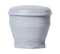 Generico Tazza Pieghievole | Tazza da Caffè 18cl con Coperchio e Laccetto - Bicchiere Portatile, Contenitore Riutilizzabile adatto per Bevande Fredde, Preparazione del Caffè, Succo, Escursionismo e