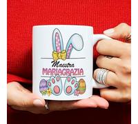 Generico Tazza Regalo per la Maestra a Pasqua personalizzata con nome i nomi dei bambini
