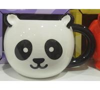 Generico Tazza Tinta Unita Zoo da 350 ml in dolomite (Panda)