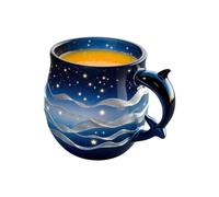 Generico Tazze Adorabili Per Le Donne | Bicchiere Con Design A Onde Di | da Caffè con Delfino - per Latte Birra Succo Compleanno Fidanzamento Matrimonio Uomo Donna Bambino Ragazza Ragazzo