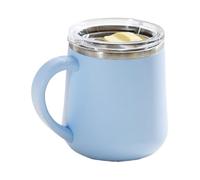 Genérico Tazze da caffè da viaggio - Acciaio inossidabile 450 ml | da caffè isolata con coperchio, maniglia, acqua calda, acqua fredda, da viaggio isolata | Casa Ufficio Scuola Campeggio