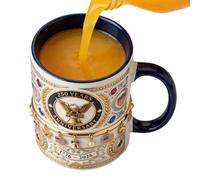 Generico Tazze Di Caffè Divertenti - Tazze Di Caffè Della Di Tè 'aquila Degli Stati | 250° Commemorativo D'epoca In Ceramica | Per Le Feste, L'ufficio, La Scuola, Il Bar, Il Tavolo, La Scrivani