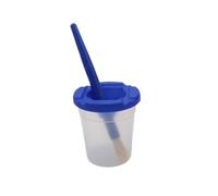 Generico Tazze per Dipingere per Bambini - Coperchi Ermetici, A Prova di Fuoriuscite Riutilizzabili, Tazze Educative, Materiale Artistico Prescolare, Contenitori Robusti per L'acqua, Creativi Sicuri
