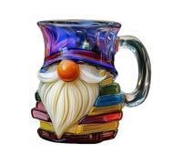 Generico Tazze Per Il Caffè - Sleek Versatile Sturdy Caldo Ceramica Dipinta, Compact, Mano Con Nano E, Libro 3D, Mug Divertente | Multipurpose Outdoor Indoor Utility Functional Portable