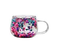 Generico Tazze Resistenti Al Calore - Trecento Millilitri, Design In Per Caffè, Stile Fiori Secchi, Elegante Set Di Bicchieri, Uso In Soggiorno, Camera Da, Cucina, Dormitorio Per Ufficio, Tè, Latte
