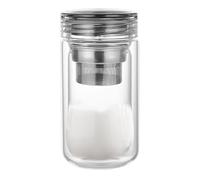 Generico Tea Cup | Transparent Tea Infuser Cup | Leak Proof Heat Resistant Mug with Large Capacity for Camping Car Serving Friend Colleagues Outdoor Party Family Coffee