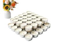 Generico Tealight Candle 50 Piece Wedding Party Natural Unscented Small Wax