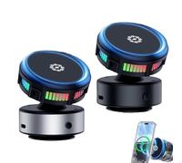 Generico Techgoplus Phone Holder, Magnetic Holder New Plus 3 in 1 Ultra, 360° Electric Vacuum Suction, Wireless Fast Charging, Phone Cooling, for All Smartphones (Mix*2pcs)