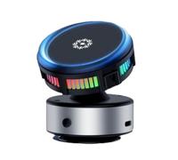 Generico Techgoplus Phone Holder,Tgp Securegrip Pro Magnetic Holder3-in-1 Magnetic Phone Holder,360° Adjustable Car Mount with Strong Suction Cup, Universal for Smartphones (Silver)